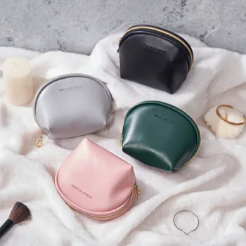 Deri Taşınabilir Ruj Çanta Takı saklama çantası Kozmetik çantası Çok Fonksiyonlu Mini bozuk para cüzdanı
