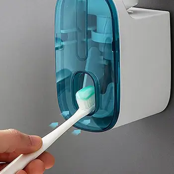 Banyo Otomatik Diş Macunu Su Geçirmez Tembel Diş Macunu Sıkacağı Diş Fırçası Tutucu Otomatik Sıkacağı Banyo Ürünleri
