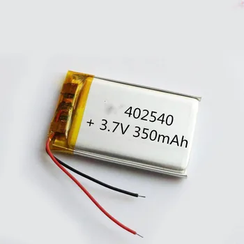 2/5/10/20 Adet 3.7 V 350mAh 402540 Lityum Polimer iyon batarya 2.0 mm JST Konektörü