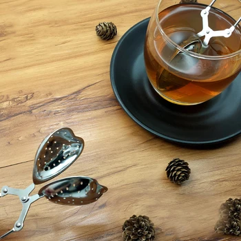 Yeniden kullanılabilir Çay Demlik Sepeti Örgü Paslanmaz Çelik çay süzgeci Filtreler Gevşek Çay Yaprağı Drinkware Çay Aksesuarları Araçları