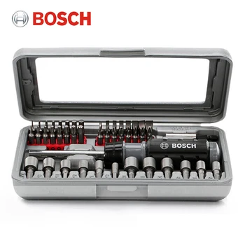 Bosch 46 parça Cırcır Altıgen Soket Phillips Tornavida Kombinasyonu Araç Seti, Çok fonksiyonlu Krom Vanadyum Çelik Dövme