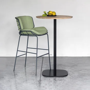İskandinav Açık bar sandalyesi s mutfak mobilyası Açık Avlu Balkon bar masası Sandalye Ev Arkalığı Sayacı Yüksek Bar taburesi