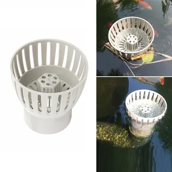 Havuz Yüzen Filtre Koi Balık Gölet Filtre tahliye tapası Önler Balık Girmesini Skimmer Akvaryum Filtreleri Aksesuarları 50-110mm