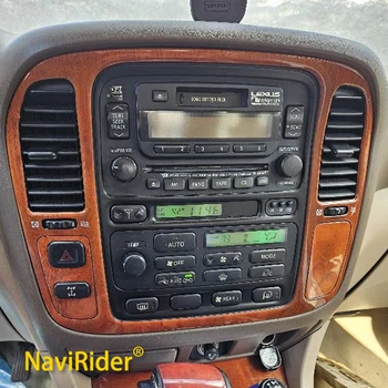 2Din Android 13 Radyo Ekran Lexus lx470 2000 Toyota Land Cruiser 1999 LC100 CarPlay GPS Stereo Araba Multimedya Video Oynatıcı