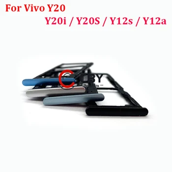 Vivo Y20 / Y20i / Y20S / Y12s / Y12a Sim kart okuyucu Tutucu Sim Kart Tepsi Tutucu Yuvası Adaptörü Yedek parçalar