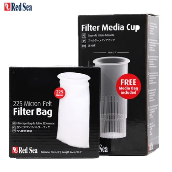 Kırmızı Deniz balık tankı, deniz suyu tankı, mikron örgü çanta, kadife ince filtre torbası, beyaz nokta filtre torbası için özel filtre torbası