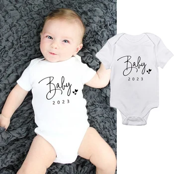 Bebek 2023 Bodysuit Erkek Kız Tulum Yenidoğan Kostüm Rahat Kıyafetler Yürüyor Bebek Çocuk Giysileri Bodysuits Romper Vücut Giysileri