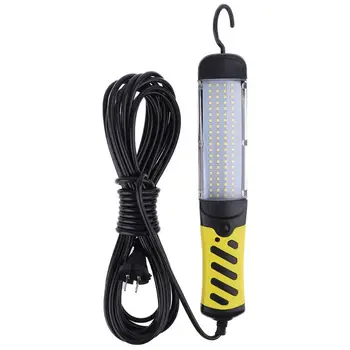 Taşınabilir LED Acil güvenlik çalışma ışığı El 80 LED Boncuk El Feneri Araba Muayene Tamir Meşale 220V Kanca Fener