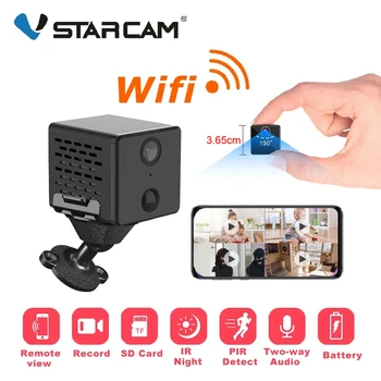 Vstarcam CB71 1080P Mini Wifi Kamera 1500mAh şarj edilebilir pil DV IP Kamera Düşük güç tüketimi PIR İnsan Vücudu Algılama Alarmı