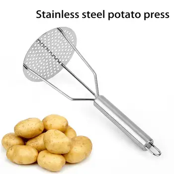 Ev Paslanmaz Çelik Patates Basın Kolu Gıda Kırıcı Püresi Ezici Patates Baskı Mutfak Mash Aracı Mutfak Gadget