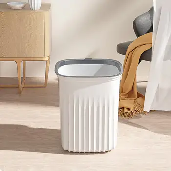Kullanışlı çöp kutusu Kapaksız Pürüzsüz Oturma Odası Küçük çöp kutusu Yeniden Kullanılabilir çöp kutusu Ev Aksesuarları