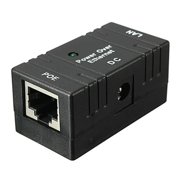 10 M/100Mbp Pasif POE Power Over Ethernet RJ-45 Enjektör Splitter Duvar Montaj CCTV için adaptör IP Kamera Ağ