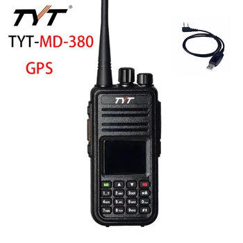 Profesyonel el telsizi TYT MD-UV380 Tüm Bant Uhf Vhf Güçlü Acil Radyo Alıcısı İki yönlü Telsiz GPS Alıcı-verici