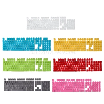 PBT 104 Keyscaps Tuşları Doubleshot Arkadan Aydınlatmalı Çeşitli Renk Seçenekleri İçin Kiraz MX Mekanik Klavye Klavye Tuş Takımı