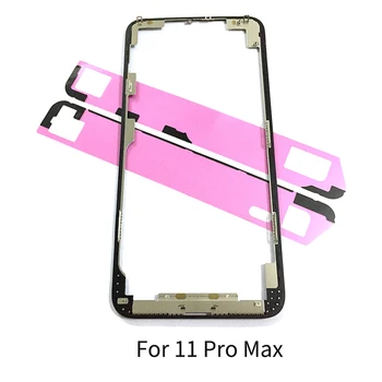 Apple iPhone için 11 12 13 Mini Pro Max Ön Çerçeve LCD Orta Çerçeve Tutucu Konut Onarım Parçaları