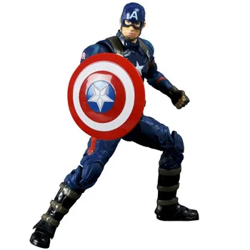 15CM Marvel Aksiyon Figürleri Kaptan Amerika 3 İç Savaşı Avengers Oyuncaklar PVC Hareketli Model Oyuncaklar Çocuklar için Koleksiyon Doğum Günü