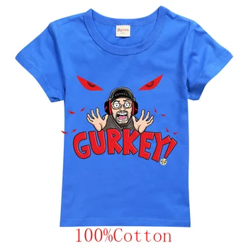 FGTEEV Toddler Kız Gömlek Çocuk T-Shirt 2023 Yeni Çocuk Yaz Üstleri Hip-Hop Rahat Erkek Genç Kısa Kollu Tees