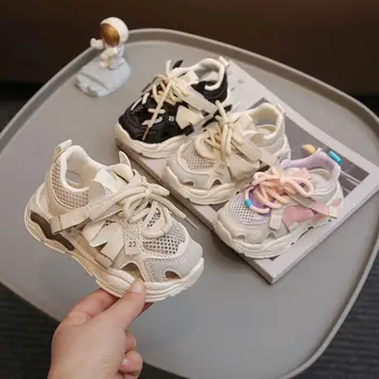 Erkek Kız Yeni Güzel Karikatür Sneakers Çocuk Bebek Bahar Örgü spor ayakkabı Infantil Yaz Bahar Ayakkabı