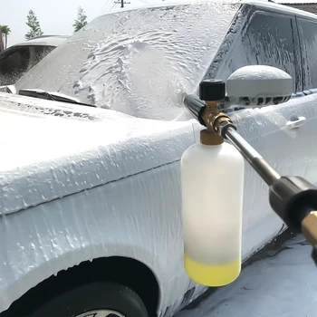 Araba köpük yıkama köpük püskürtücü köpük aparatı köpük topu köpük jeneratörü Araba Bakımı Toz Kir Sökücü için yüksek basınçlı yıkayıcı