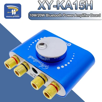 Bluetooth 5.0 10W/15W / 20W Stereo güç amplifikatörü Kurulu Mobil Kontrol APP DC 12V / 24V Yüksek Güç Dijital Modülü XY-KA15H