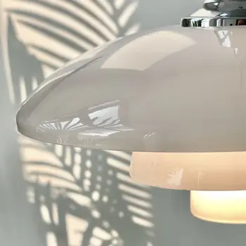 Danimarka Tasarımcı cam kolye ışık altın krom avize mutfak yatak odası Nordic asılı lamba yemek odası