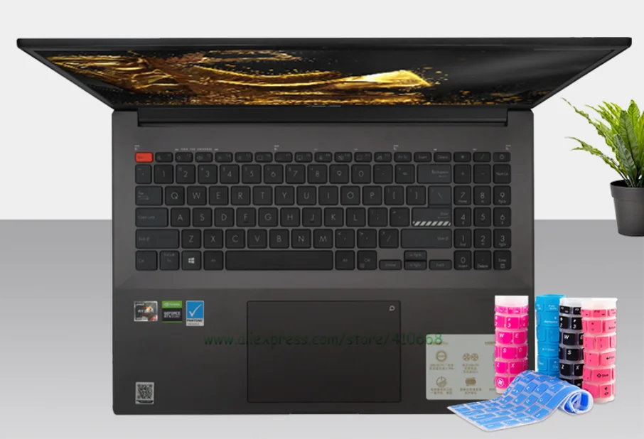 ASUS Vivobook için 16X X1603 X1603Z X1603ZA M1603 M1603Q M1603QA 16 inç 15X K6501Z M1502IA M1503Q Laptop Klavye Kapak Cilt Görüntü 0