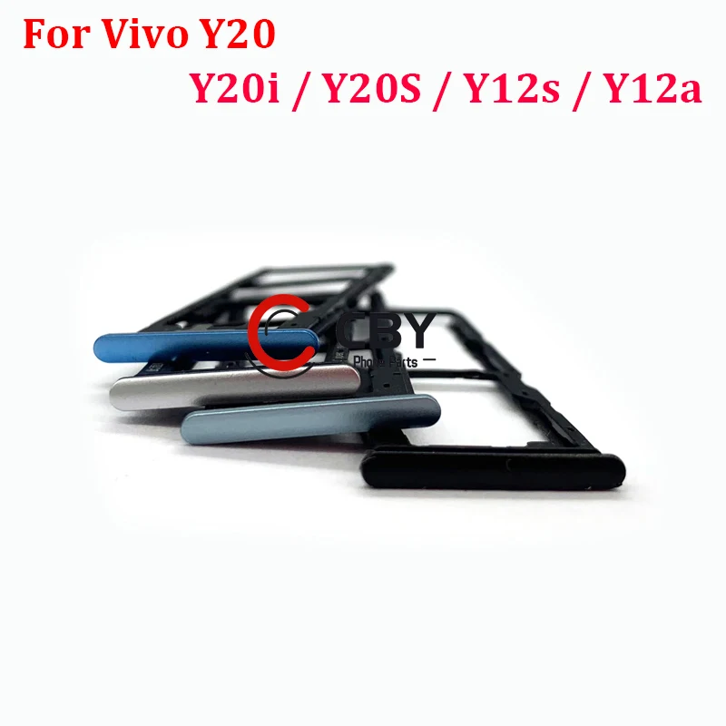 Vivo Y20 / Y20i / Y20S / Y12s / Y12a Sim kart okuyucu Tutucu Sim Kart Tepsi Tutucu Yuvası Adaptörü Yedek parçalar Görüntü 0