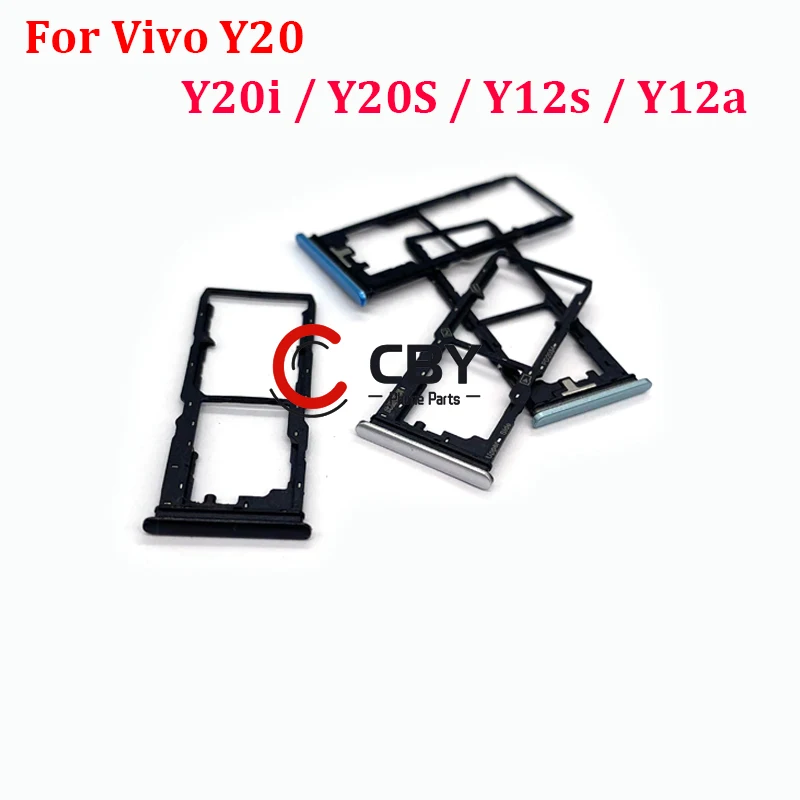 Vivo Y20 / Y20i / Y20S / Y12s / Y12a Sim kart okuyucu Tutucu Sim Kart Tepsi Tutucu Yuvası Adaptörü Yedek parçalar Görüntü 1