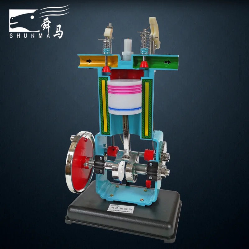 Fabrika Doğrudan Satış 31008 Benzinli Motor Modeli Shenma Shunma Öğretim Aracı Fizik Deney İçten Yanmalı motor Görüntü 2
