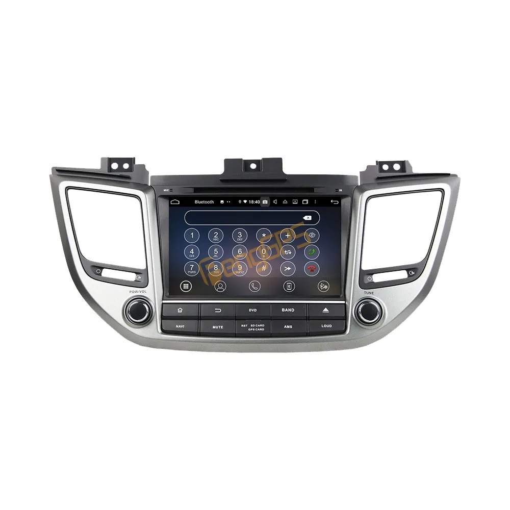 Hyundai Tucson için IX35 2014 - 2018 araba android radyosu Stereo Multimedya DVD oynatıcı 2 Din Autoradio GPS Navigasyon PX6 Ünitesi Görüntü 4