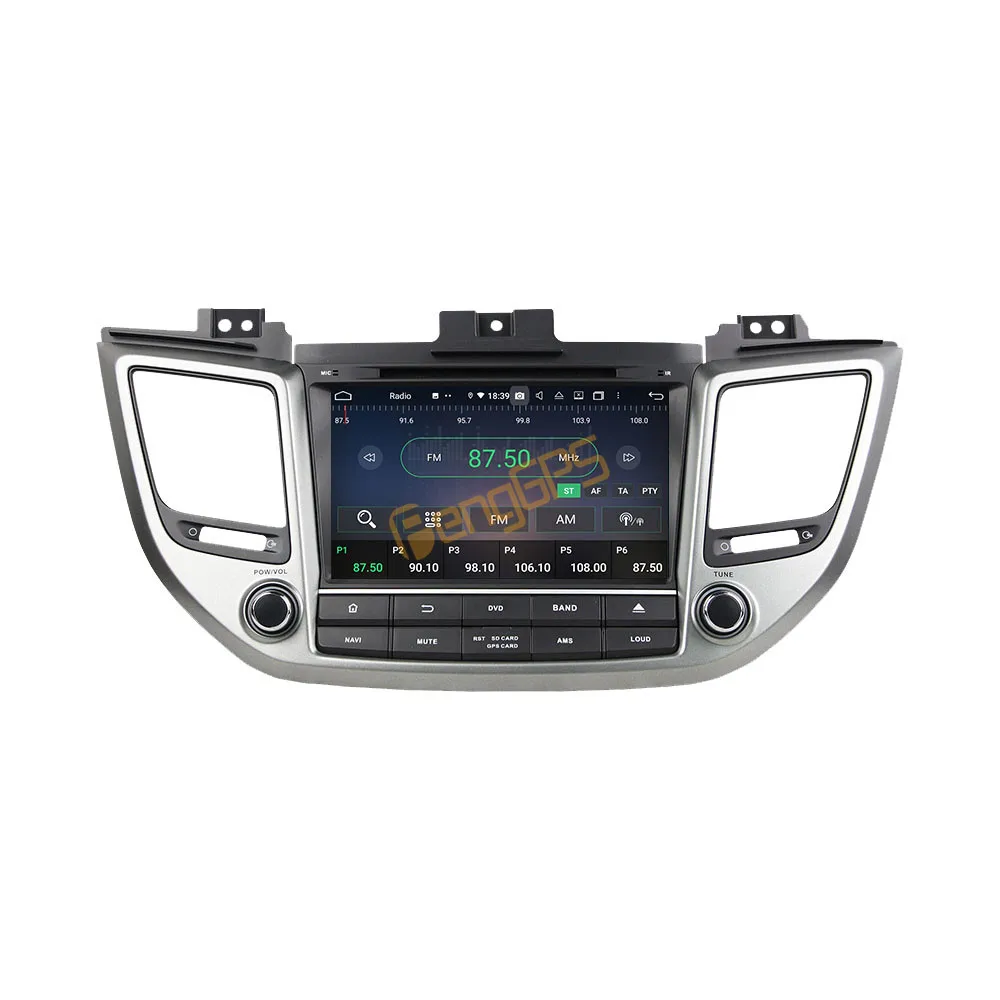Hyundai Tucson için IX35 2014 - 2018 araba android radyosu Stereo Multimedya DVD oynatıcı 2 Din Autoradio GPS Navigasyon PX6 Ünitesi Görüntü 5