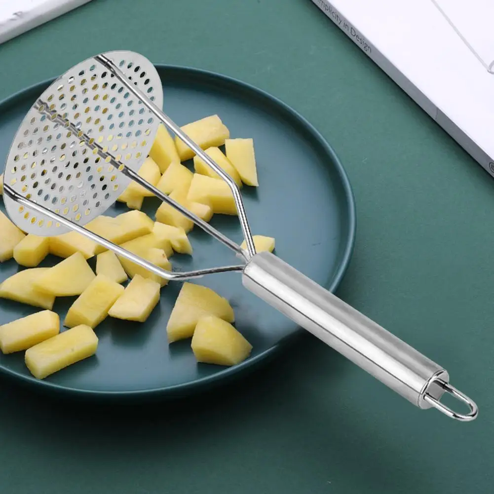 Ev Paslanmaz Çelik Patates Basın Kolu Gıda Kırıcı Püresi Ezici Patates Baskı Mutfak Mash Aracı Mutfak Gadget Görüntü 3