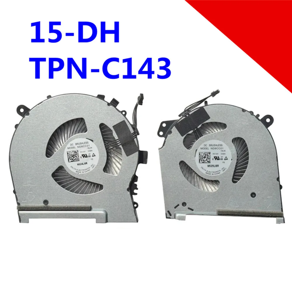 Yeni orijinal cpu soğutma fanı hp 15-dh0161TX 15-DH TPN-C143 L64445-001 DC12V soğutucu fanlar Görüntü 0