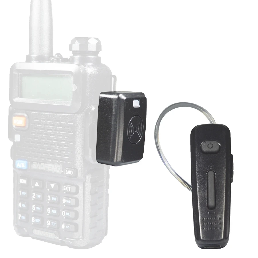Bluetooth Kulaklık PTT Kablosuz Kulaklık İki Yönlü Telsiz İçin K Port Kulaklık Motorola KENWOOD Baofeng UV 5R 82 888s Radyolar Görüntü 4